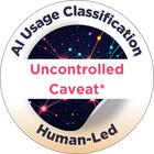 Uncontrolled Caveat Badge